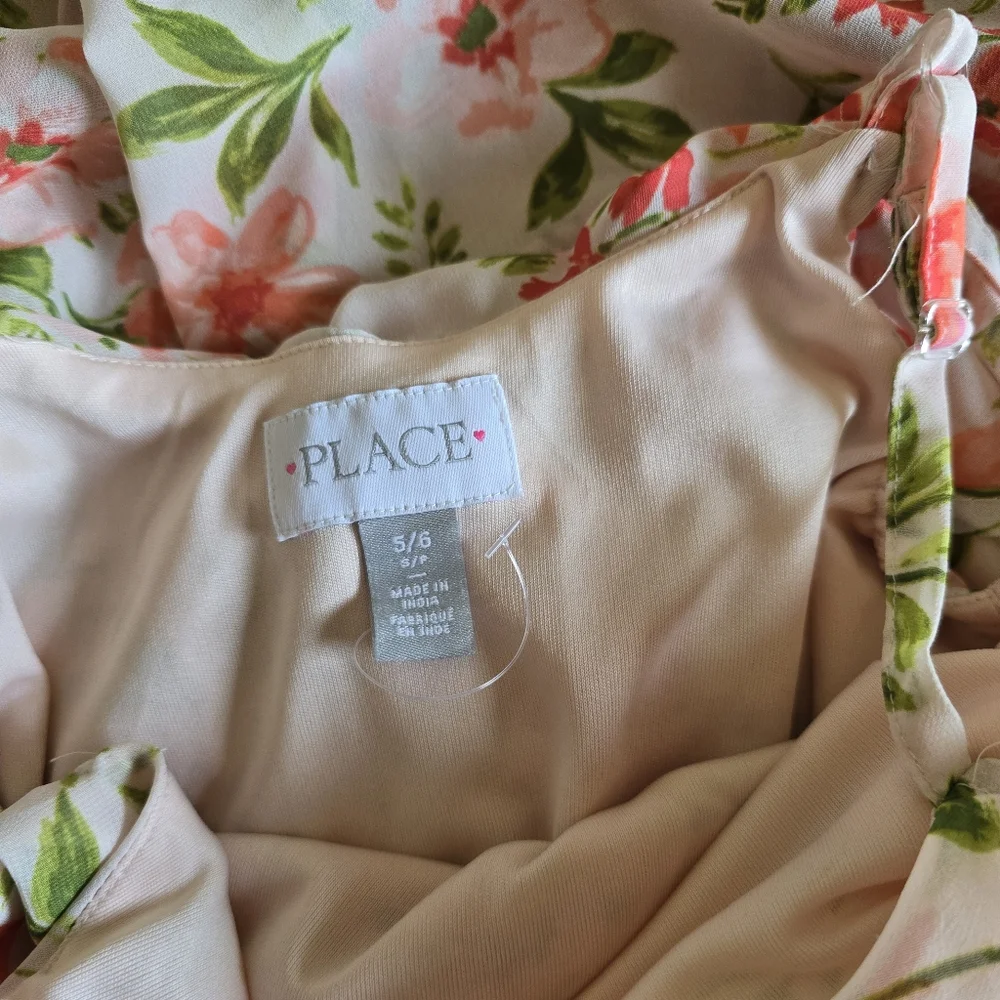 Childrens place Girls Dress 5/6 Floral